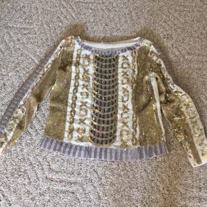 Boston Proper sequined top